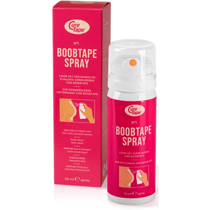CureTape® Boob Tape Remover Spray sredstvo za odstranjevanje trakov v pršilu 50 ml