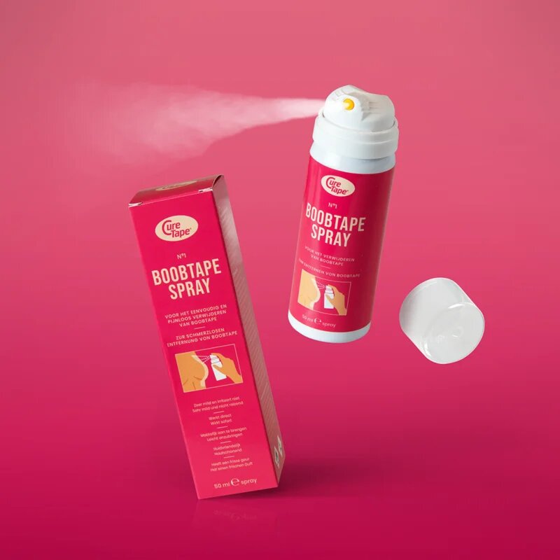 CureTape® Boob Tape Remover Spray sredstvo za odstranjevanje trakov v pršilu 50 ml