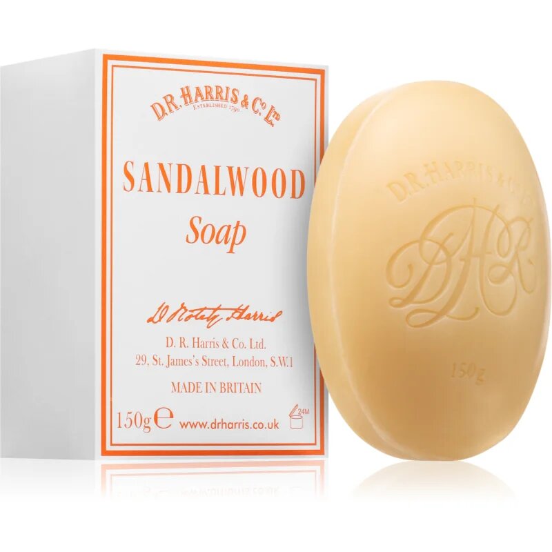D.R. Harris Bath Soap trdo milo za kopel Sandalwood 150 g