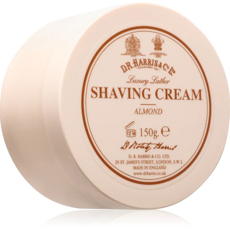 D.R. Harris Shaving Cream Almond krema za britje 150 g