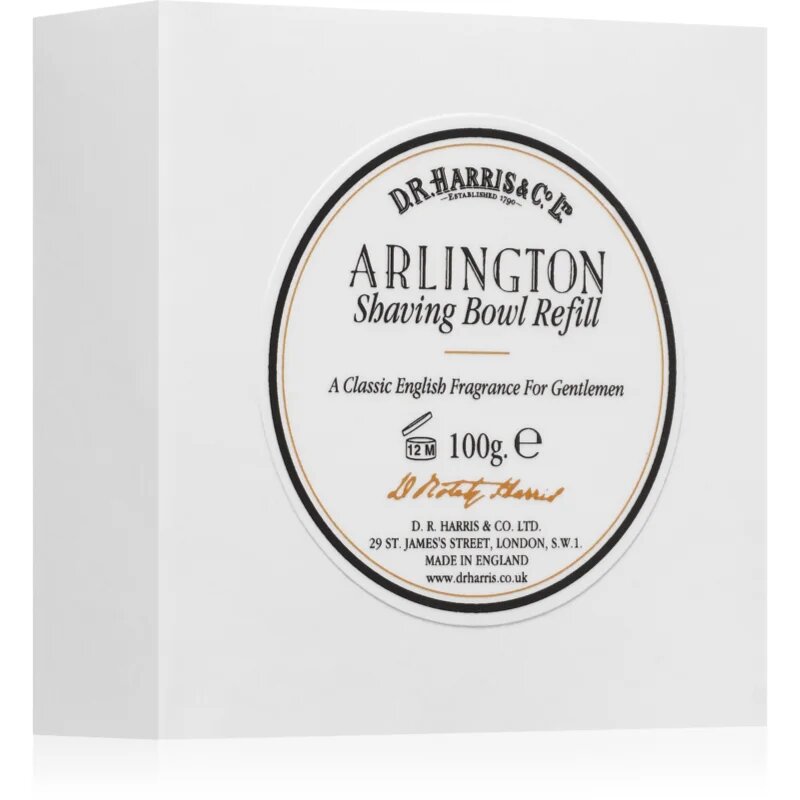 D.R. Harris Shawing Bowl Refill milo za britje nadomestno polnilo Arlington 100 g
