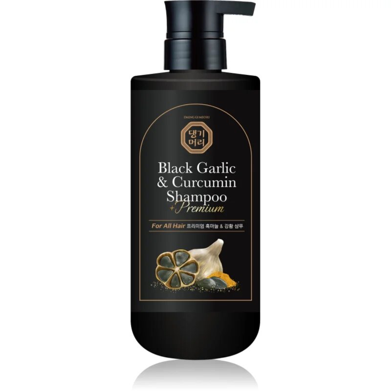 DAENG GI MEO RI Black Garlic & Curcumin Shampoo globinsko regeneracijski šampon za okrepitev in rast las 500 ml