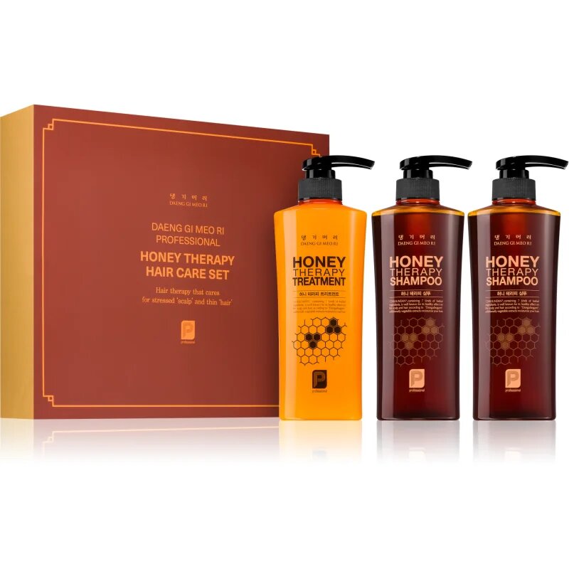 DAENG GI MEO RI Honey Therapy Professional Hair Care Set darilni set za prehrano in hidracijo