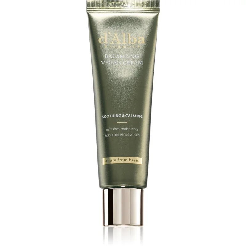 d'Alba Mild Skin Balancing Vegan Cream vlažilna krema za obraz s pomirjajočim učinkom 55 ml