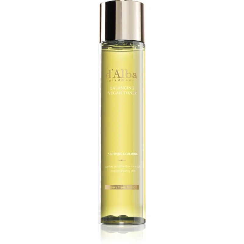 d'Alba Mild Skin Balancing Vegan Toner vlažilni tonik za obraz s pomirjajočim učinkom 150 ml