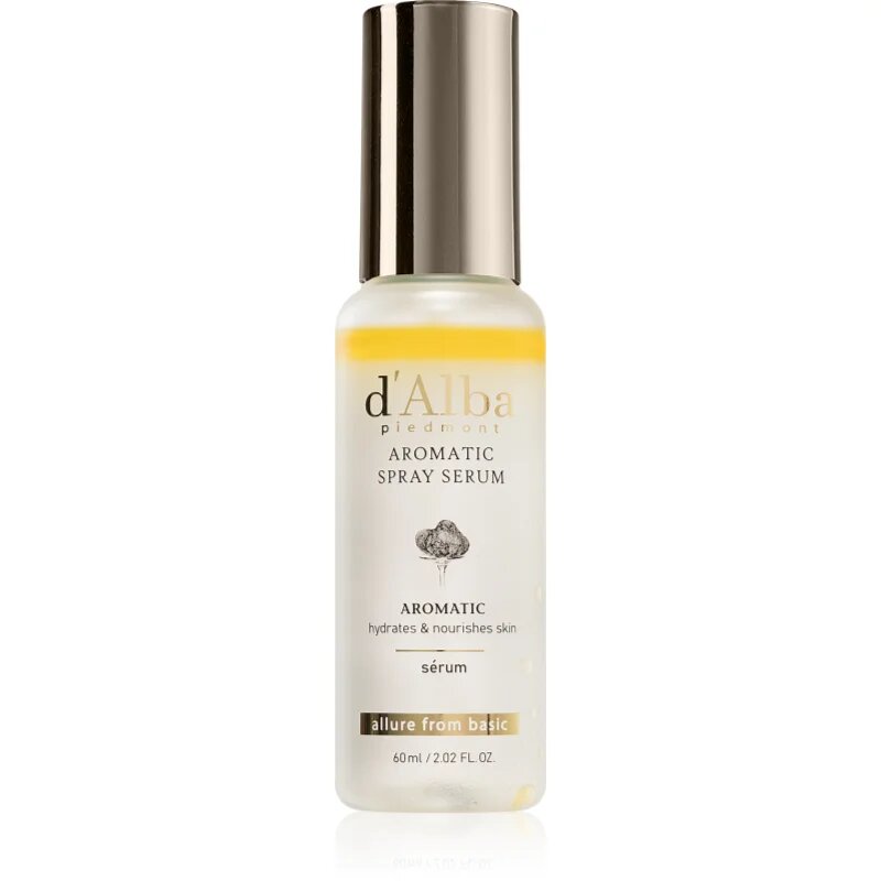 d'Alba White Truffle First Aromatic Spray Serum intenzivno vlažilni serum za obraz v pršilu 60 ml