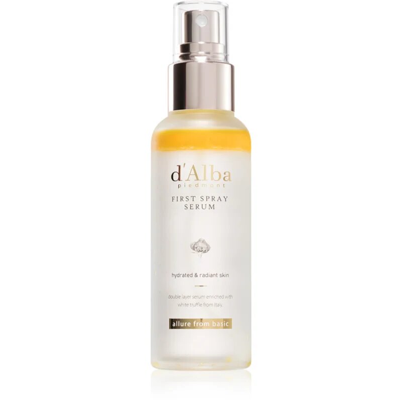 d'Alba White Truffle First Spray Serum posvetlitveni serum za obraz v pršilu 100 ml