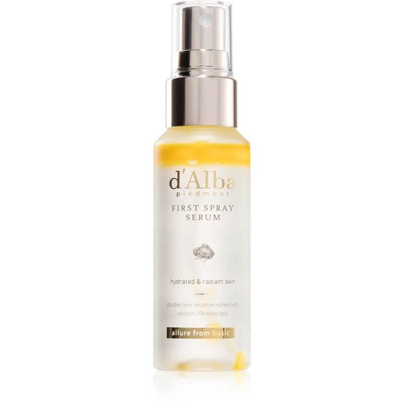 d'Alba White Truffle First Spray Serum posvetlitveni serum za obraz v pršilu 50 ml