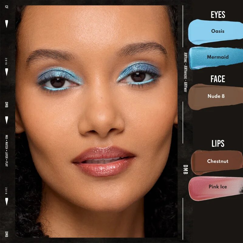 Danessa Myricks Beauty Colorfix Foils večnamensko ličilo za oči ustnice in obraz odtenek Mermaid 10 ml