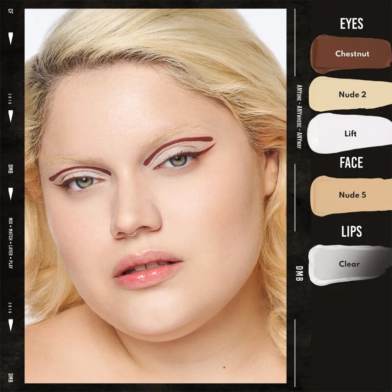Danessa Myricks Beauty Colorfix Glaze večnamensko ličilo za oči ustnice in obraz odtenek Clear 10 ml