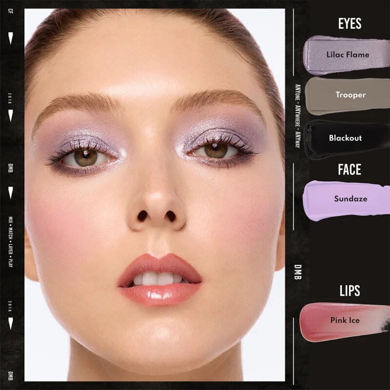 Danessa Myricks Beauty Colorfix Glaze večnamensko ličilo za oči ustnice in obraz odtenek Pink Ice 10 ml