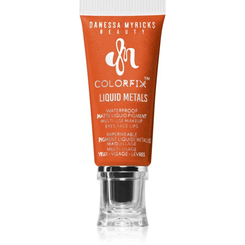 Danessa Myricks Beauty Colorfix Liquid Metals večnamensko ličilo za oči ustnice in obraz odtenek Hot Fire 10 ml