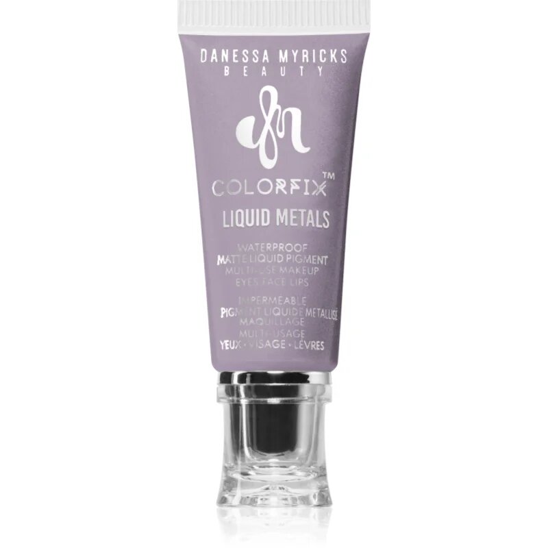 Danessa Myricks Beauty Colorfix Liquid Metals večnamensko ličilo za oči ustnice in obraz odtenek Lilac Flame 10 ml