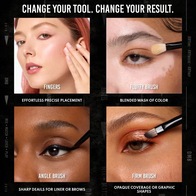 Danessa Myricks Beauty Colorfix Mattes večnamensko ličilo za oči ustnice in obraz odtenek Brownie 10 ml