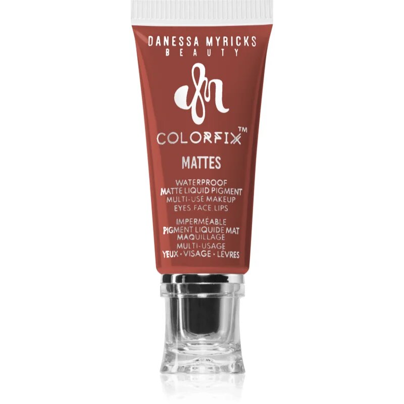 Danessa Myricks Beauty Colorfix Mattes večnamensko ličilo za oči ustnice in obraz odtenek Chestnut 10 ml