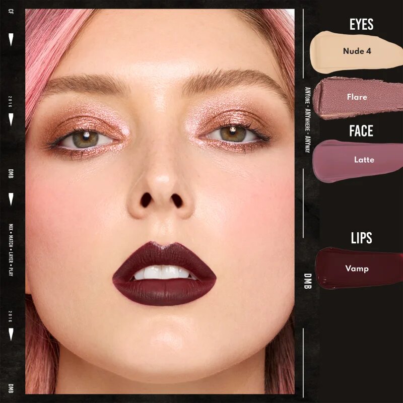 Danessa Myricks Beauty Colorfix Sparklers večnamensko ličilo za oči ustnice in obraz odtenek Flare 10 ml