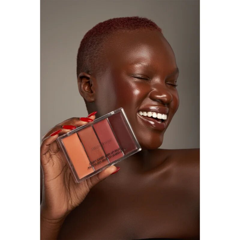 Danessa Myricks Beauty Dewy Cheek & Lip Palette večnamenska paleta za obraz odtenek Dew It Undercover 25 g