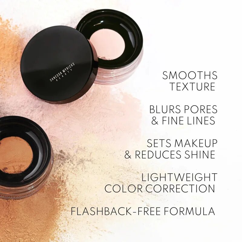Danessa Myricks Beauty Evolution Powder puder v prahu odtenek 2 - Translucent Beige 11 g