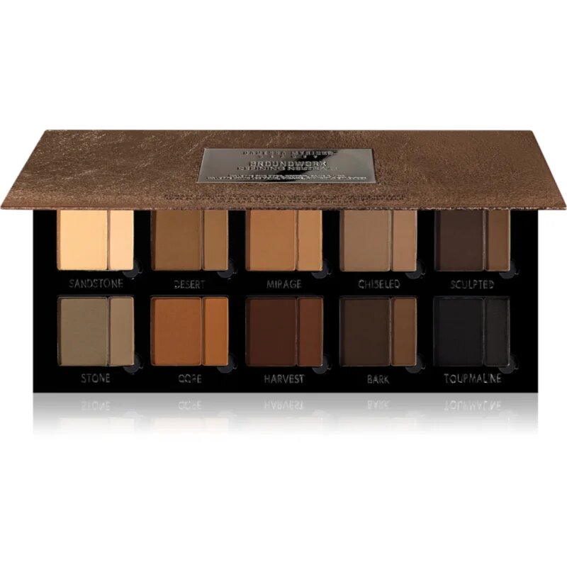 Danessa Myricks Beauty Groundwork večnamenska paleta za obraz odtenek Defining Neutrals 26 g