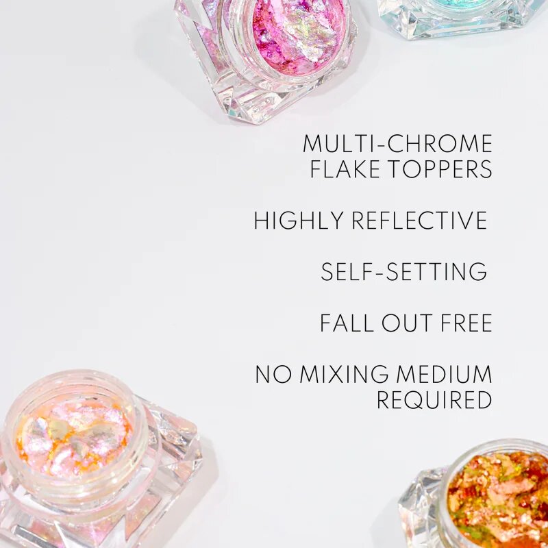 Danessa Myricks Beauty Infinite Chrome Flakes bleščeča senčila za oči odtenek Fire Ball 3.8 g