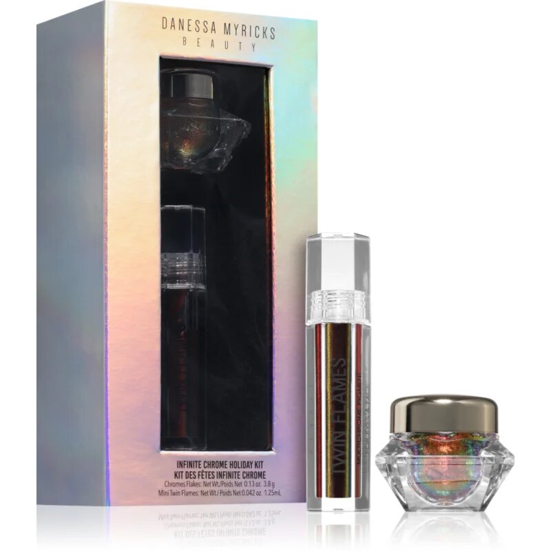 Danessa Myricks Beauty Infinite Chrome Holiday Kit set dekorativne kozmetike za obraz in oči