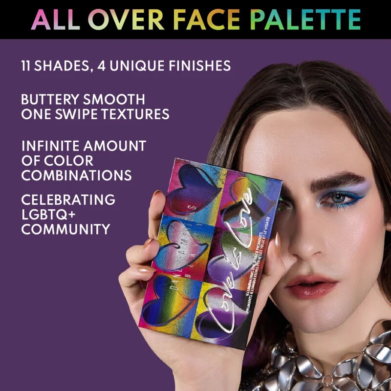 Danessa Myricks Beauty Love Is Love večnamenska paleta za obraz 20.4 g