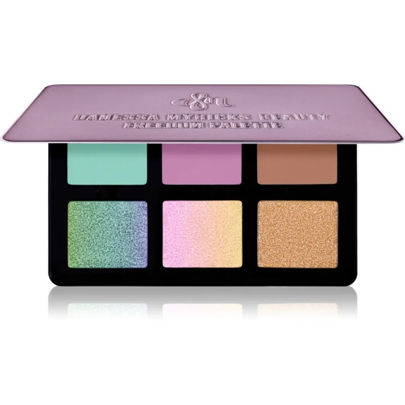 Danessa Myricks Beauty Pastel Dream Mini Freedom Palette večnamenska paleta za obraz 6x1.2 g
