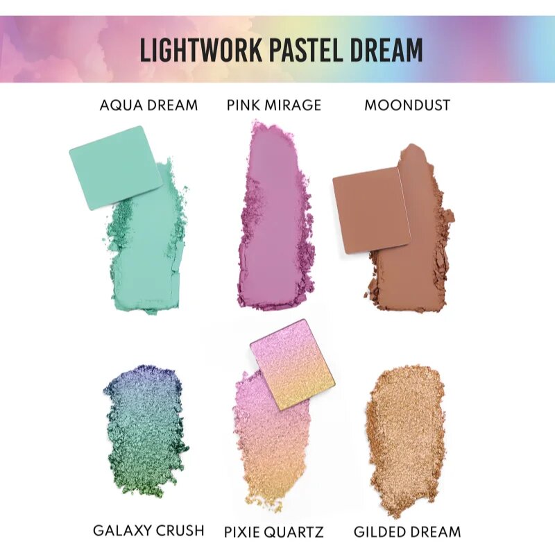 Danessa Myricks Beauty Pastel Dream Mini Freedom Palette večnamenska paleta za obraz 6x1.2 g