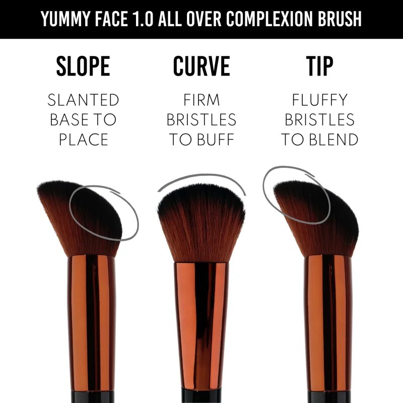 Danessa Myricks Beauty Yummy Face 1.0 večnamenski čopič 1 kos