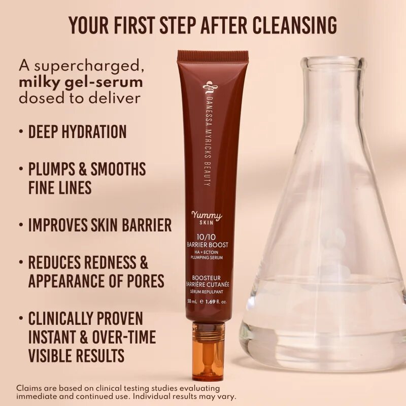 Danessa Myricks Beauty Yummy Skin 10/10 Barrier Boost mlečni serum za obraz s hialuronsko kislino 50 ml