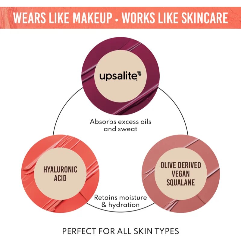 Danessa Myricks Beauty Yummy Skin Blurring Balm Powder Flushed toniran balzam za ustnice in lica odtenek Bellini 6 g