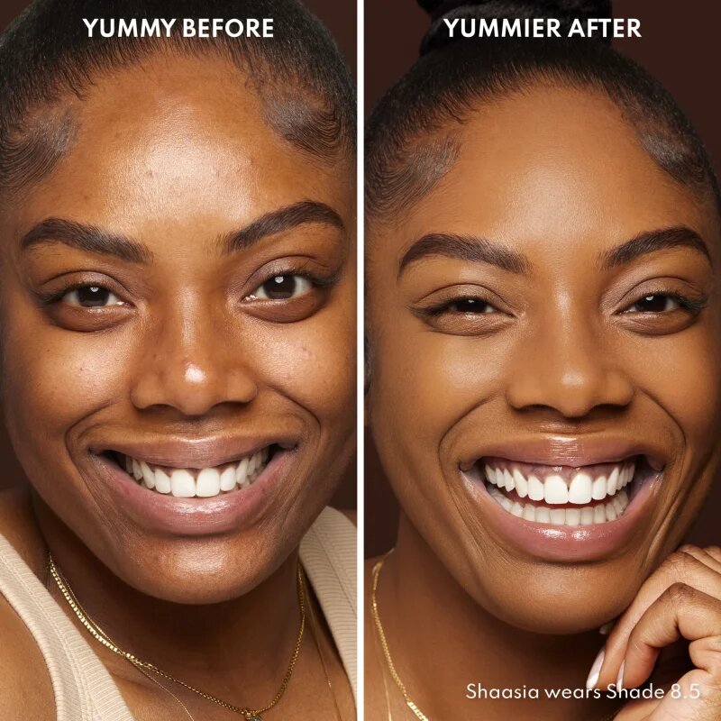 Danessa Myricks Beauty Yummy Skin Blurring Balm Powder kompaktni kremasti puder odtenek 8.5 - Dark with Neutral Olive Undertones 18 g