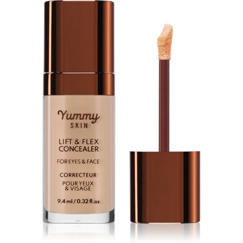 Danessa Myricks Beauty Yummy Skin Lift & Flex Concealer tekoči korektor z mat učinkom odtenek 4 - Light With Neutral Undertones 8.4 ml