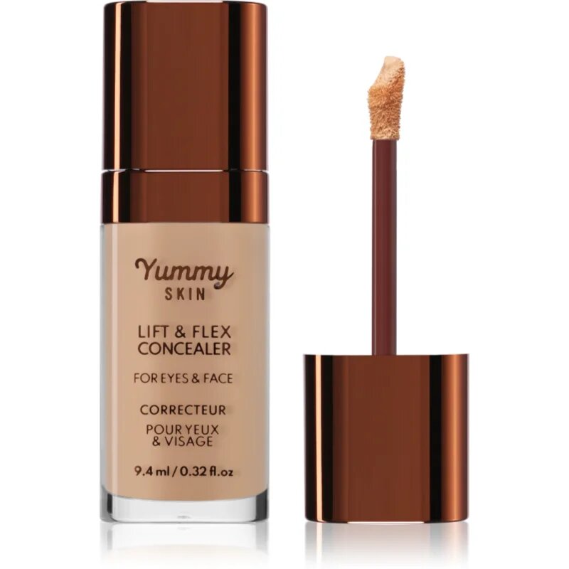 Danessa Myricks Beauty Yummy Skin Lift & Flex Concealer tekoči korektor z mat učinkom odtenek 5 - Light With Peach Undertones 8.4 ml