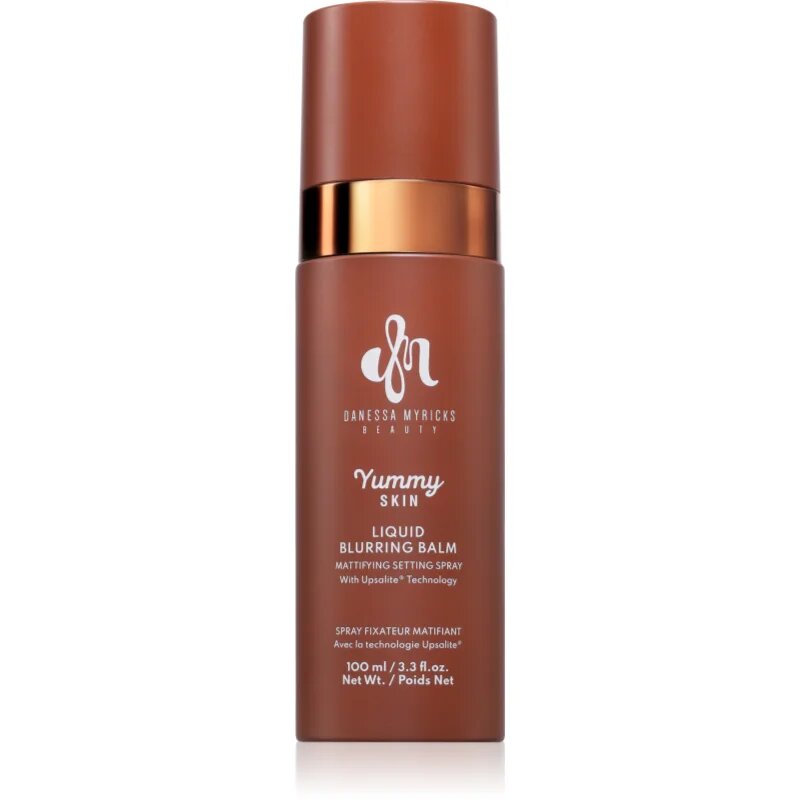 Danessa Myricks Beauty Yummy Skin Liquid Blurring Balm Setting Spray pršilo za fiksiranje make-upa z vlažilnim učinkom 100 ml