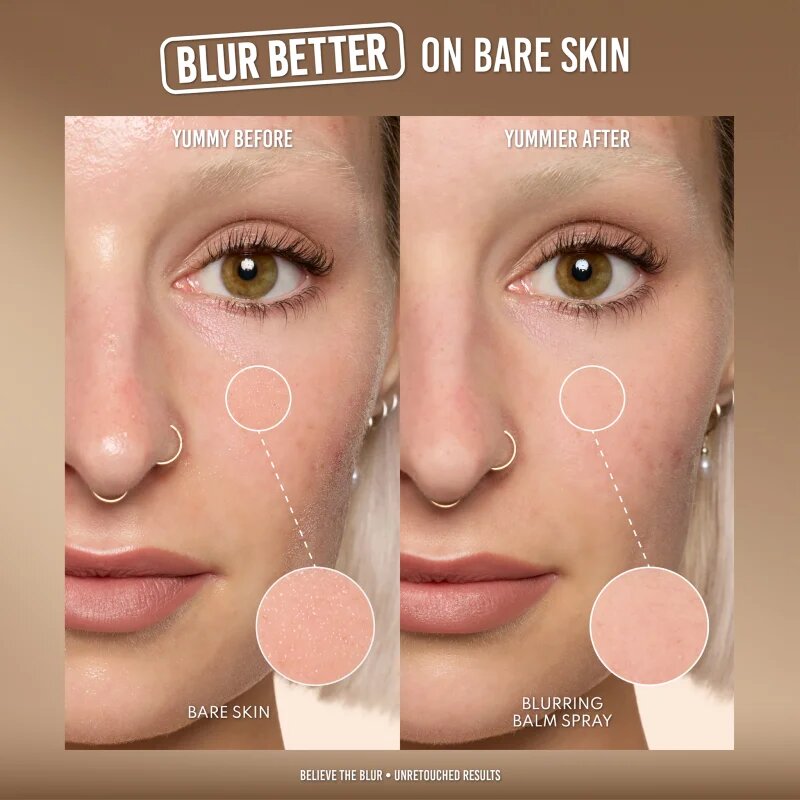 Danessa Myricks Beauty Yummy Skin Liquid Blurring Balm Setting Spray pršilo za fiksiranje make-upa z vlažilnim učinkom 100 ml