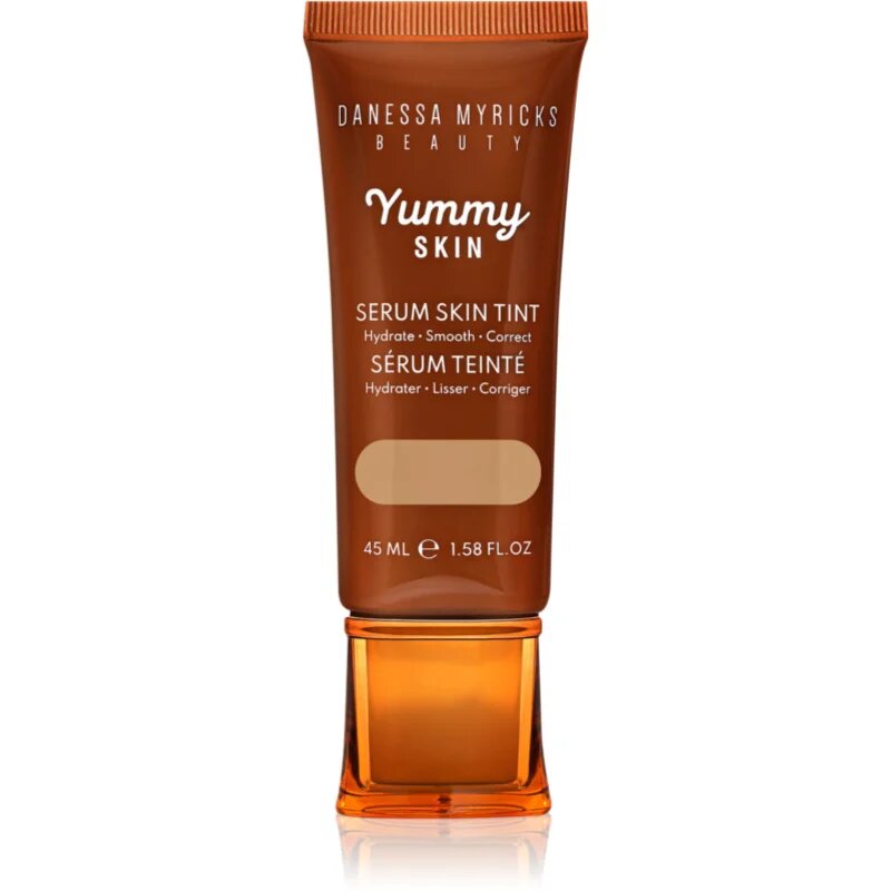 Danessa Myricks Beauty Yummy Skin Serum Skin Tint vlažilni tekoči puder z gladilnim učinkom odtenek 6.5 - Medium With Cool Undertones 45 ml