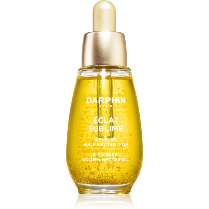 Darphin Éclat Sublime 8-Flower Golden Nectar Oil eterično olje iz 8 cvetov z 24-karatnim zlatom 30 ml