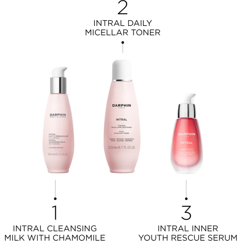 Darphin Intral Cleansing Milk mleko za odstranjevanje ličil za občutljivo kožo 200 ml