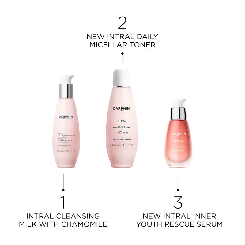 Darphin Intral Daily Micellar Toner nežna čistilna micelarna voda za občutljivo kožo 200 ml