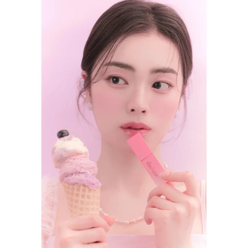 Dasique Juicy Dewy Lip Tint Ice Cream Collection dolgoobstojni sijaj za ustnice 11 Fig Plum 3.5 g