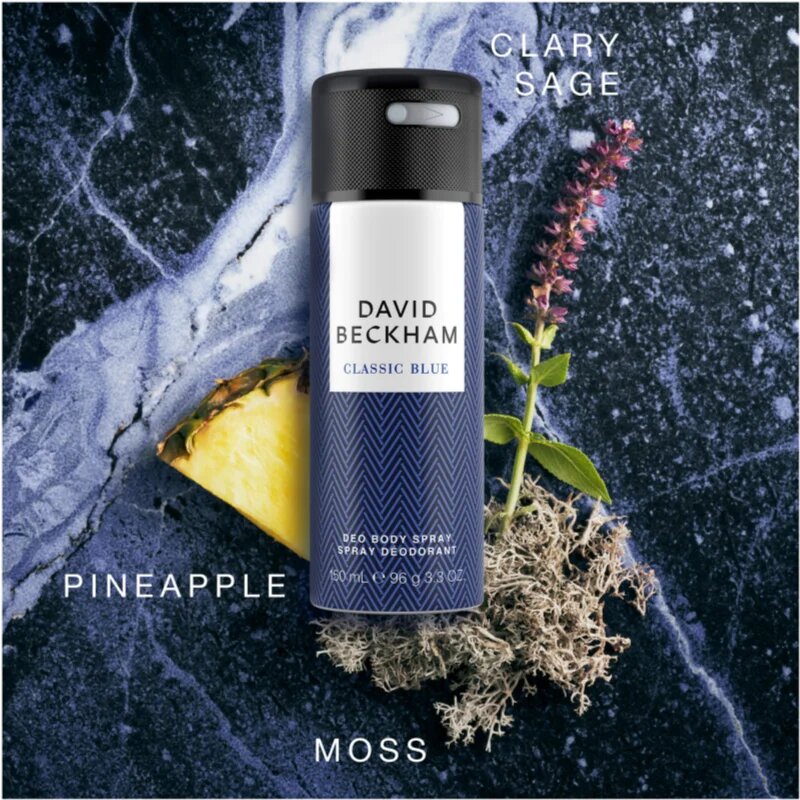 David Beckham Classic Blue deodorant v pršilu za moške 150 ml