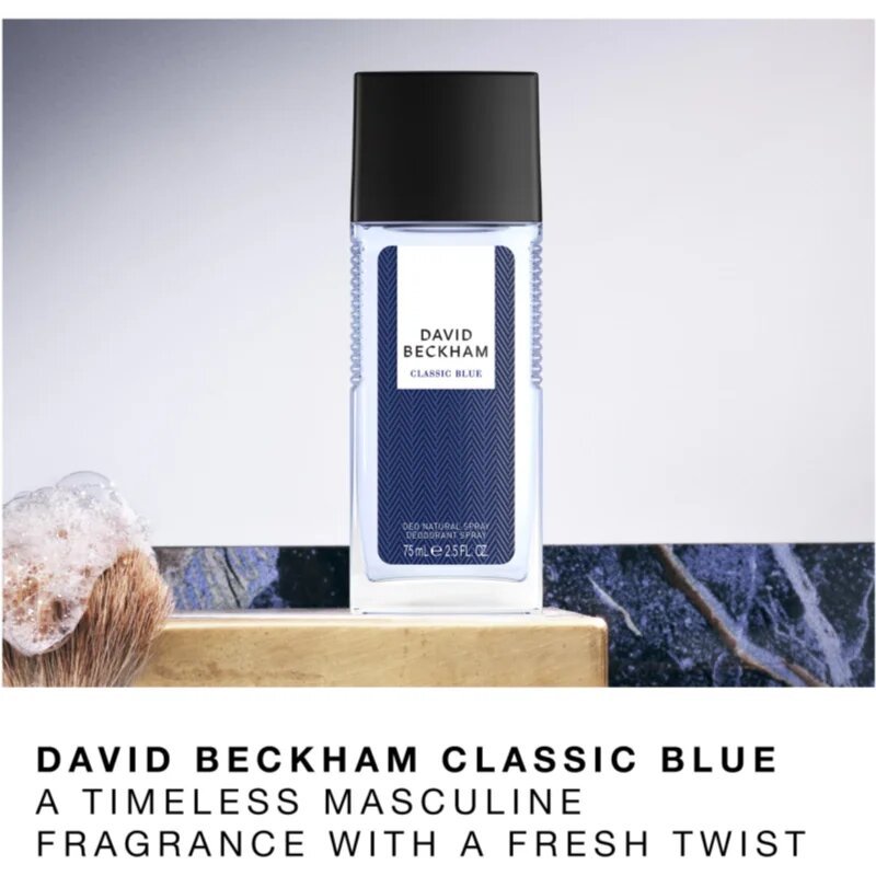 David Beckham Classic Blue deodorant v razpršilu za moške 75 ml