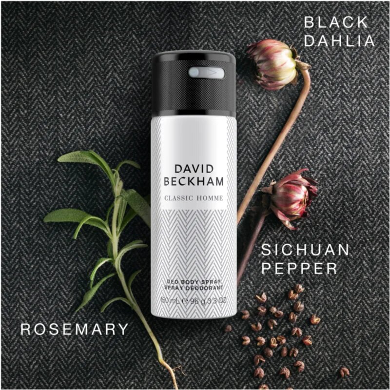 David Beckham Classic Homme deodorant v pršilu za moške 150 ml