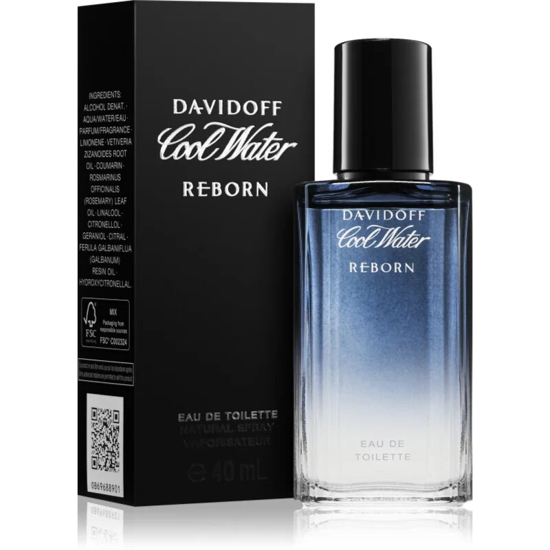 Davidoff Cool Water Reborn toaletna voda za moške 40 ml