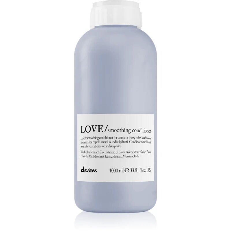 Davines Essential Haircare LOVE Smoothing Conditioner balzam za glajenje las za neobvladljive lase 1000 ml