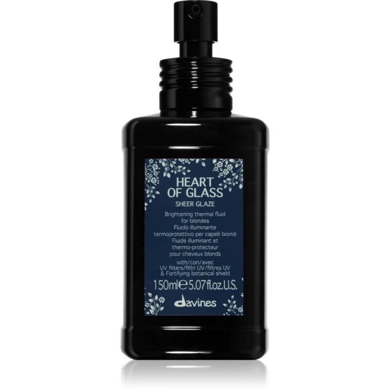 Davines Heart of Glass Sheer Glaze sijoča nega za blond lase 150 ml
