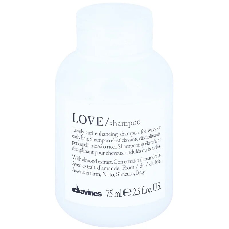 Davines Love Almond šampon za valovite lase 75 ml