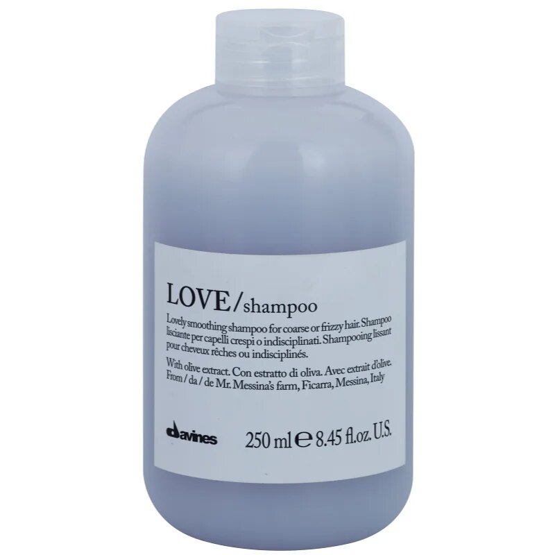 Davines Love Olive šampon za glajenje las za neobvladljive lase 250 ml