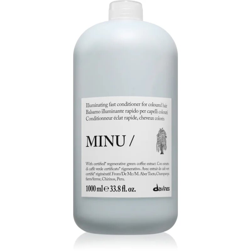 Davines Minu Illuminating Conditioner balzam za sijaj za barvane lase 1000 ml